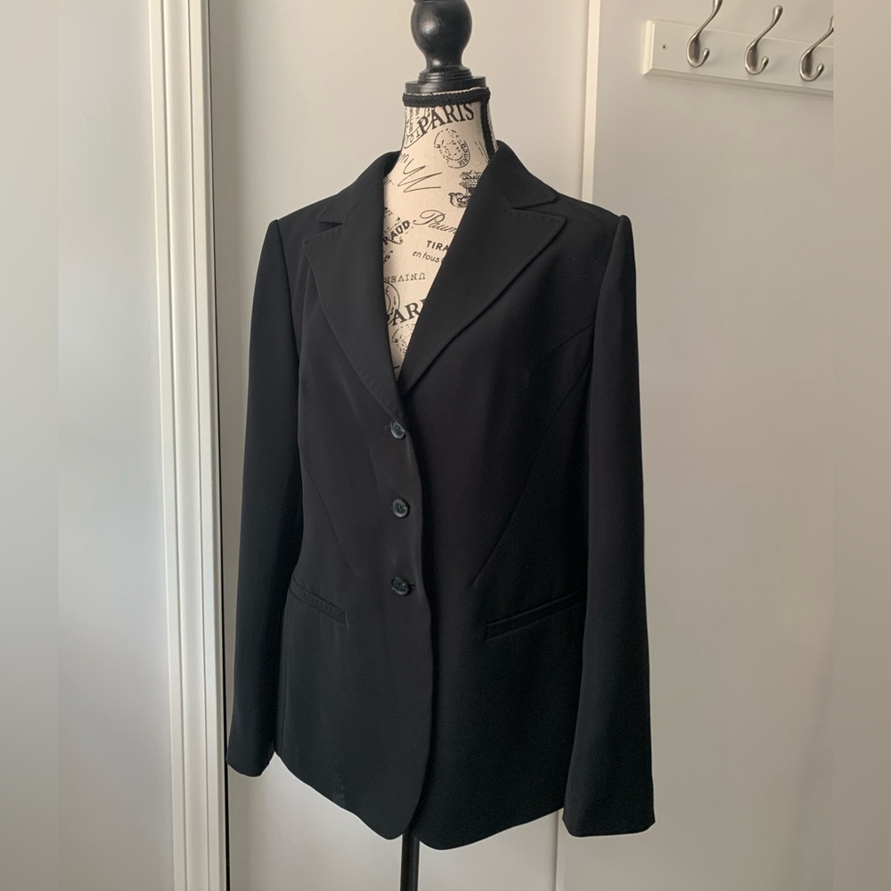 EUC Calvin Klein Essential Ponte Blazer Sz 10
